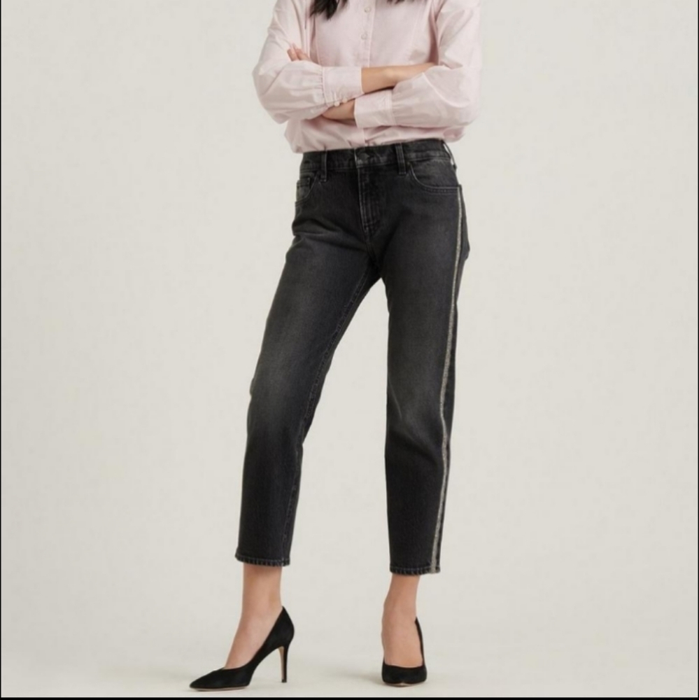 Lucky Brand Sienna Boyfriend Bling Jeans